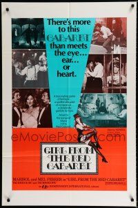 1p334 GIRL FROM THE RED CABARET 1sh '76 sexy Marisol, Renaud Verley, Mel Ferrer!