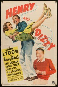 1p383 HENRY & DIZZY style A 1sh '42 Jimmy Lydon as Henry Aldrich, Mary Anderson, Charles Smith