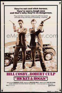 1p388 HICKEY & BOGGS 1sh '72 Bill Cosby & Robert Culp are not cool slick heroes!