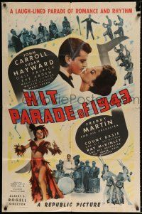 1p397 HIT PARADE OF 1943 1sh '43 Susan Hayward, John Carroll, Count Basie & His Orchestra!