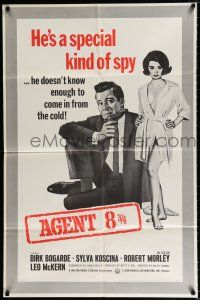 1p418 HOT ENOUGH FOR JUNE 1sh '65 English Agent 008 3/4 doesn't know to come in from the cold!