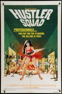 1p435 HUSTLER SQUAD 1sh '76 sexiest killer babes, you pay for the pleasure, the killing is free!