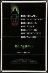 1p451 INCUBUS 1sh '82 John Cassavetes, John Ireland, the ultimate power of evil!