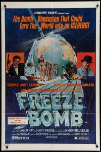 1p491 KILL FACTOR 1sh '78 art of Jim Kelly, George Lazenby, Harold Odd Job Sakata, Freeze Bomb!