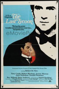 1p509 LAST TYCOON 1sh '76 Robert De Niro, Jeanne Moreau, directed by Elia Kazan!