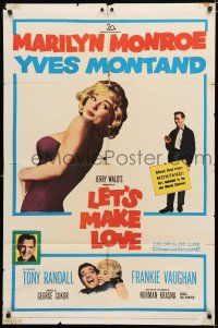 1p518 LET'S MAKE LOVE 1sh '60 great images of super sexy Marilyn Monroe & Yves Montand!