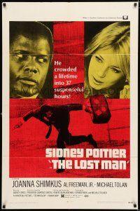 1p532 LOST MAN 1sh '69 Sidney Poitier crowded a lifetime into 37 suspensful hours!