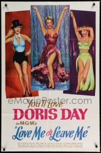 1p536 LOVE ME OR LEAVE ME 1sh R64 full-length sexy Doris Day as famed Ruth Etting!