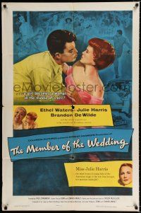 1p577 MEMBER OF THE WEDDING 1sh '53 Miss Julie Harris becomes a woman in the middle of a kiss!