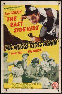 1p600 MR MUGGS RIDES AGAIN 1sh '45 horse jockey Leo Gorcey, Huntz Hall & The East Side Kids!