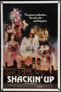 1p622 NEW YORK NIGHTS 1sh '84 Corinne Wahl, George Ayer, sexy image!