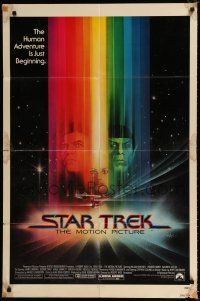 1p808 STAR TREK 1sh '79 art of William Shatner, Leonard Nimoy & Persis Khambatta by Peak!