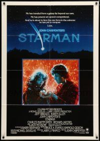 1p815 STARMAN int'l 1sh '84 John Carpenter directed, alien Jeff Bridges & Karen Allen!