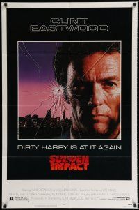 1p832 SUDDEN IMPACT 1sh '83 Sondra Locke, Hingle, Clint Eastwood is at it again as Dirty Harry!