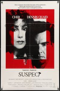 1p843 SUSPECT int'l 1sh '87 lawyer Cher gets involved with juror Dennis Quaid!