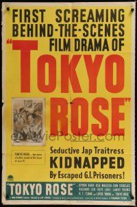 1p902 TOKYO ROSE style A 1sh '46 escaped G.I. traps treacherous Japanese traitress in World War II!