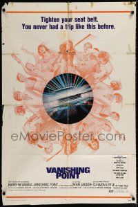 1p938 VANISHING POINT 1sh '71 car chase cult classic, you never had a trip like this before!