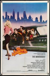 1p954 WANDERERS 1sh '79 Ken Wahl in Kaufman's 1960s New York City teen gang cult classic!