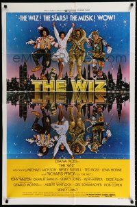 1p982 WIZ 1sh '78 Diana Ross, Michael Jackson, Richard Pryor, Wizard of Oz!