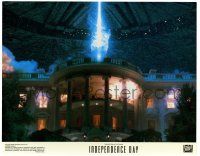 1r661 INDEPENDENCE DAY color 11x14 still '96 image of enormous alien ship blowing up White House!