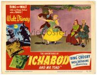 1r454 ADVENTURES OF ICHABOD & MISTER TOAD LC #7 '49 BING & WALT wake up Sleepy Hollow with a BANG!