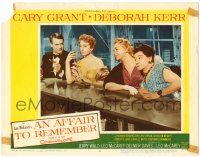 1r457 AFFAIR TO REMEMBER LC #4 '57 Cary Grant & Deborah Kerr drinking at bar with eavesdroppers!