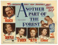 1r020 ANOTHER PART OF THE FOREST TC '48 Fredric March, Ann Blyth, from Lillian Hellman's play!