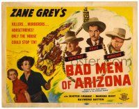 1r022 ARIZONA RAIDERS TC R51 Buster Crabbe western action, Zane Grey, Bad Men of Arizona!
