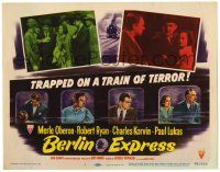 1r030 BERLIN EXPRESS TC '48 Merle Oberon & Robert Ryan, directed by Jacques Tourneur!