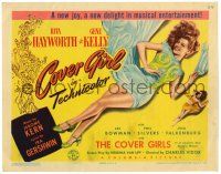 1r073 COVER GIRL TC '44 full-length close up of sexiest radiant ravishing Rita Hayworth!