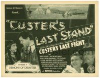 1r082 CUSTER'S LAST STAND chapter 7 TC '36 serial based on historical events leading up to battle!