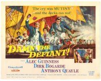 1r083 DAMN THE DEFIANT TC '62 Alec Guinness & Dirk Bogarde facing a bloody mutiny!
