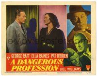1r546 DANGEROUS PROFESSION LC #6 '49 bail bondsman George Raft & pretty Ella Raines!