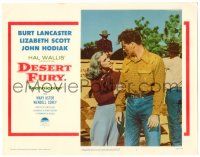 1r554 DESERT FURY LC #7 R58 roughed up Burt Lancaster & sexy Lizabeth Scott!