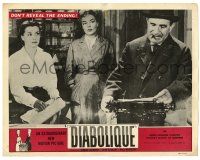 1r561 DIABOLIQUE LC '55 Simone Signoret & Vera Clouzot, Henri-Georges Clouzot classic!