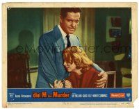 1r562 DIAL M FOR MURDER LC #8 '54 Alfred Hitchcock, c/u of Robert Cummings consoling Grace Kelly!