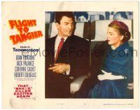 1r595 FLIGHT TO TANGIER LC #2 '53 Joan Fontaine & Jack Palance in new perfected Dynoptic 3-D!