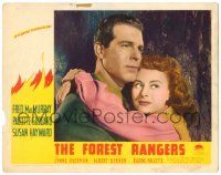 1r601 FOREST RANGERS LC '42 c/u of Fred MacMurray & pretty Paulette Goddard!