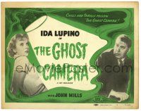 1r142 GHOST CAMERA TC R49 English crime thriller, young sexy Ida Lupino, Henry Kendall!