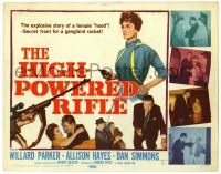1r171 HIGH-POWERED RIFLE TC '60 Willard Parker, sexy bad girl Allison Hayes pointing gun!