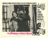 1r648 HORROR OF PARTY BEACH LC #7 '64 first horror monster musical, beach party & atomic beast!