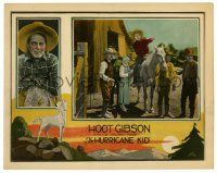 1r652 HURRICANE KID LC '25 image of Hoot Gibson in the title role on horseback!