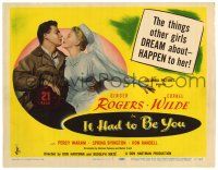 1r189 IT HAD TO BE YOU TC '47 bride Ginger Rogers romanced by firefighter Cornel Wilde!