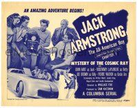 1r192 JACK ARMSTRONG chapter 1 TC '47 John Hart as All-American Boy, Mystery of the Cosmic Ray!