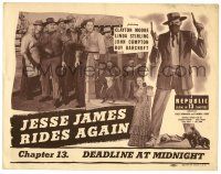 1r195 JESSE JAMES RIDES AGAIN chapter 13 TC '47 Clayton Moore Republic serial, Deadline at Midnight