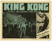 1r690 KING KONG LC #1 R52 Robert Armstrong, Bruce Cabot & the crew face down natives!