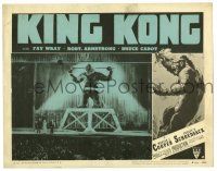 1r692 KING KONG LC #5 R52 best image of giant ape chained on stage in front of huge crowd!