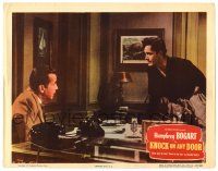 1r694 KNOCK ON ANY DOOR LC #6 '49 Humphrey Bogart, John Derek, directed by Nicholas Ray!