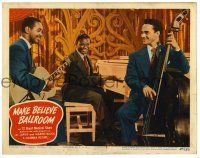 1r722 MAKE BELIEVE BALLROOM LC #2 '49 great image of Nat King Cole's trio performing!