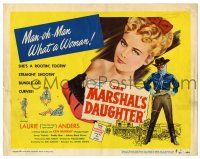 1r241 MARSHAL'S DAUGHTER TC '53 man-oh-man, sexy Laurie Anders is a bundle of curves!